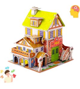 3D Puzzle Villa Model