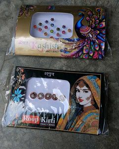 Fancy Stone Bindi Set | Multi Color Designer Bind