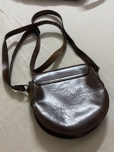 Vintage Brown Crossbody Bag