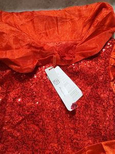 Sparkly Red Korean Dress