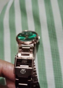Titan Watch with Green Dial