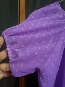 Elegant Purple Tiered Maxi Dress