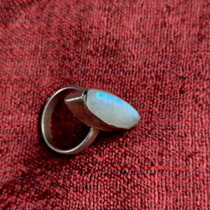 Moonstone Cut Stone Ring