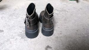 zara Stylish Buckle Detail Ankle Boots