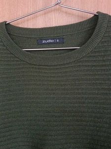 zudio Men's Green tshirt