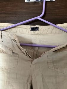 Off white Capri Imported For Ladies