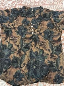 Designer Floral Print T shirt