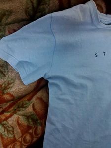 Light Blue Graphic Tee
