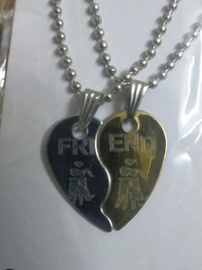 Best couple Heart Necklaces set