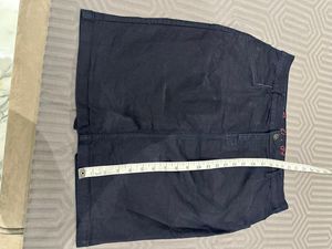 last price Dark Blue Pencil Skirt