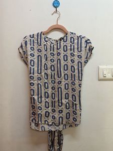 Stylish Printed Short Sleeve Top