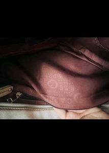 Caprese Women Pink Solid Structured Shoulder Bag