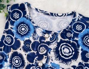 Beautiful Blue Floral Saree
