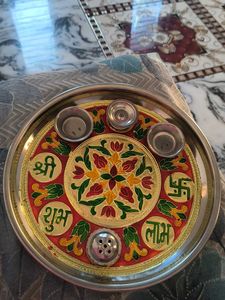 Decorative Pooja Thali Set