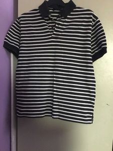Classic Unisex Striped Polo Shirt