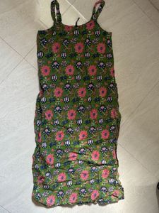 Green Floral Kurta