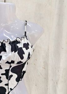 Cow Print Camisole Top