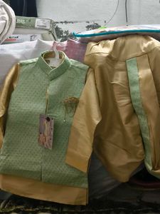 Kids Ethnic Wear dhoti pajama 4pc Set
