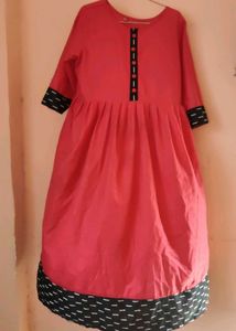Vibrant Red Ethnic Gown