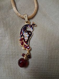 Peacock Pendant Necklace