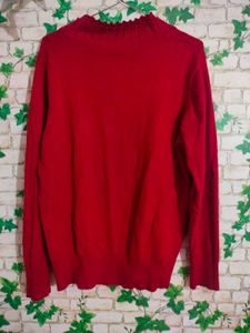Red Knit Sweater