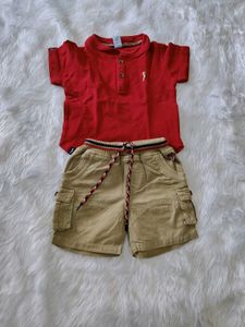 Boys Tshirts &amp; Shorts Set For 6-12 Months
