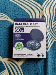 60W Multifunctional Fast Charging Data Cable Set
