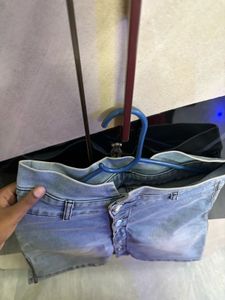 Denim Mini Skirt