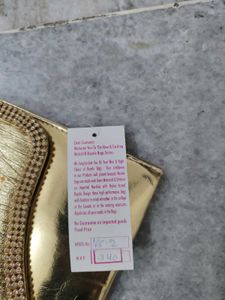 Elegant Gold Clutch Bag