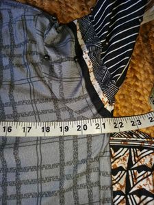 Stylish Checked Top with Unique Sleeve Design