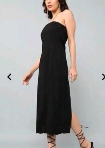 Chic Black Tube Dress