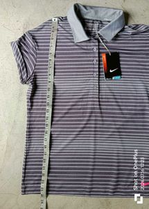 Nike Golf Striped Polo Shirt branded and OG