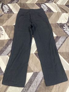 Classic Red and charcoal wide Leg Pants