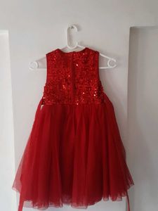 Red Sequin frock