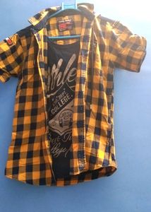 Boys Checkshirt+Cap