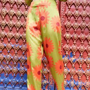 Floral Print cord Set