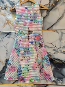 clreareance brand new Floral Print Skater Dress