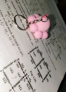 Clay Octopus Couple Keychains