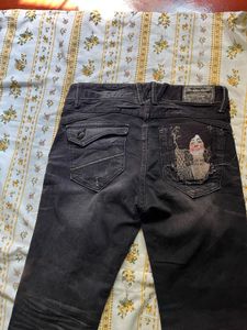 Length-36,,Dark Wash Flare Jeans