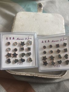 Mario Star &amp; Heart Earrings 2 box