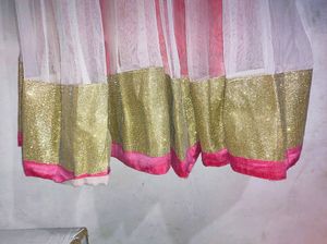 GOWN WITH PEARL WORK