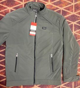 Mens Olive Green NICE Bomber Jacket | Winter