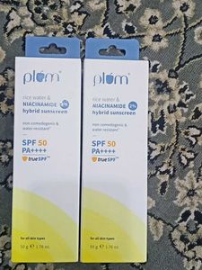 Plum Rice Water & Niacinamide Hybrid Sunscreen