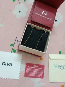 Rose Gold Butterfly Sui Dhaga Earrings