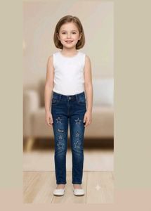 Cute Star Jeans for Girls