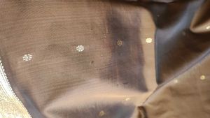 Elegant Brown Banarasi Silk Saree