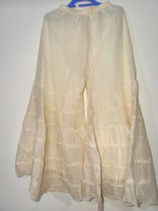 mustard Sharara set