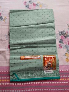 pure cotton sea green saree 🤍✨