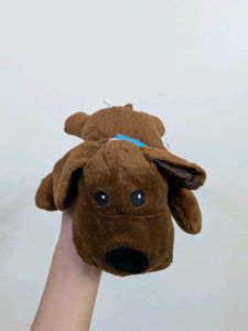 Cute Brown Dog Plush Toy