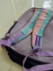 Cute Striped Heart Backpack